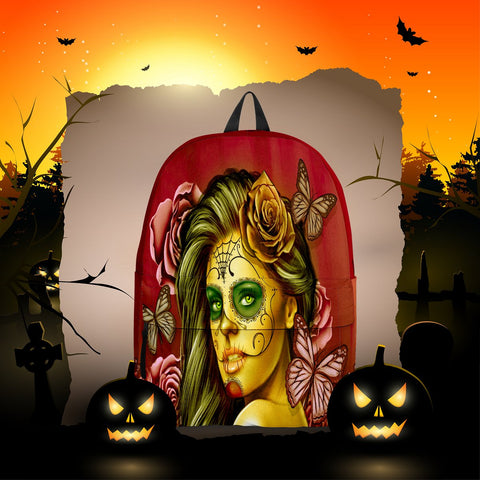 Calavera Fresh Look Design #2 Backpack (Yellow Smiley Face Rose) - FREE SHIPPING Calavera Fresh Look Design #2 Backpack (Yellow Smiley Face Rose) - FREE SHIPPING