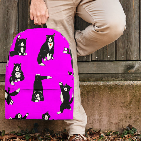 Yoga Cats Backpack (Fuchsia) - FREE SHIPPING Yoga Cats Backpack (Fuchsia) - FREE SHIPPING