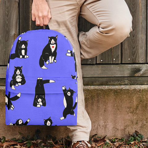 Yoga Cats Backpack (Light Purple) - FREE SHIPPING Yoga Cats Backpack (Light Purple) - FREE SHIPPING