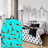 Yoga Dogs Backpack (Cyan) - FREE SHIPPING Yoga Dogs Backpack (Cyan) - FREE SHIPPING