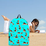 Yoga Dogs Backpack (Cyan) - FREE SHIPPING Yoga Dogs Backpack (Cyan) - FREE SHIPPING