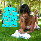 Yoga Dogs Backpack (Cyan) - FREE SHIPPING Yoga Dogs Backpack (Cyan) - FREE SHIPPING