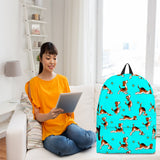 Yoga Dogs Backpack (Cyan) - FREE SHIPPING Yoga Dogs Backpack (Cyan) - FREE SHIPPING