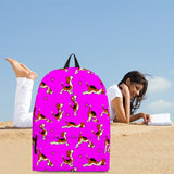 Yoga Dogs Backpack (Fuchsia) - FREE SHIPPING Yoga Dogs Backpack (Fuchsia) - FREE SHIPPING