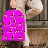 Yoga Dogs Backpack (Fuchsia) - FREE SHIPPING Yoga Dogs Backpack (Fuchsia) - FREE SHIPPING