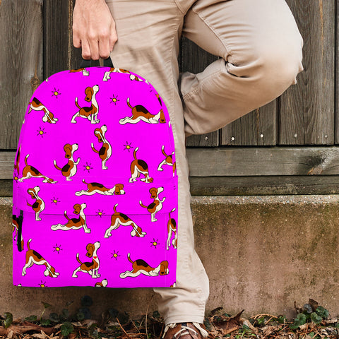 Yoga Dogs Backpack (Fuchsia) - FREE SHIPPING Yoga Dogs Backpack (Fuchsia) - FREE SHIPPING