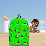 Yoga Dogs Backpack (Green) - FREE SHIPPING Yoga Dogs Backpack (Green) - FREE SHIPPING