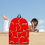 Yoga Dogs Backpack (Red) - FREE SHIPPING Yoga Dogs Backpack (Red) - FREE SHIPPING