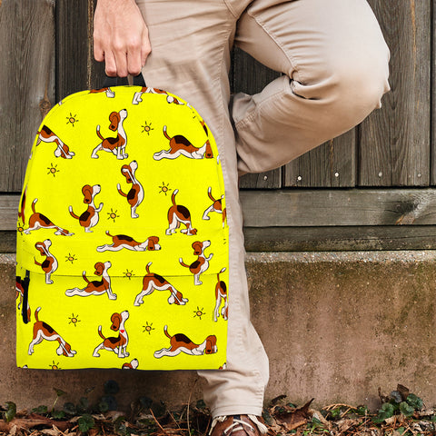 Yoga Dogs Backpack (Yellow) - FREE SHIPPING Yoga Dogs Backpack (Yellow) - FREE SHIPPING
