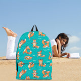 Yoga Foxes Backpack (Blue) - FREE SHIPPING Yoga Foxes Backpack (Blue) - FREE SHIPPING