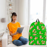 Yoga Foxes Backpack (Green) - FREE SHIPPING Yoga Foxes Backpack (Green) - FREE SHIPPING
