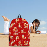 Yoga Foxes Backpack (Red) - FREE SHIPPING Yoga Foxes Backpack (Red) - FREE SHIPPING