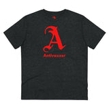 Scarlet Letter Antivaxxer Organic Creator T-shirt - Unisex Scarlet Letter Antivaxxer Organic Creator T-shirt - Unisex
