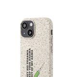 Hey Big Pharma Keep Your Harma Out Of My Arma Biodegradable Phone Case Hey Big Pharma Keep Your Harma Out Of My Arma Biodegradable Phone Case
