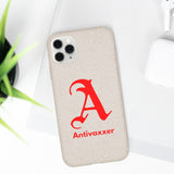 Scarlet Letter Antivaxxer Biodegradable Phone Case Scarlet Letter Antivaxxer Biodegradable Phone Case