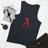 Scarlet Letter Antivaxxer Men's Organic Specter Tank Top Scarlet Letter Antivaxxer Men's Organic Specter Tank Top