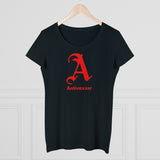 Scarlet Letter Antivaxxer Organic Women's Lover T-shirt Scarlet Letter Antivaxxer Organic Women's Lover T-shirt