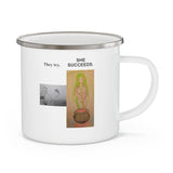 Mother Nature Enamel Camping Mug Mother Nature Enamel Camping Mug