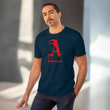 Scarlet Letter Antivaxxer Organic Creator T-shirt - Unisex Scarlet Letter Antivaxxer Organic Creator T-shirt - Unisex
