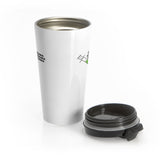 Hey Big Pharma Keep Your Harma Out Of My Arma Stainless Steel Travel Mug Hey Big Pharma Keep Your Harma Out Of My Arma Stainless Steel Travel Mug