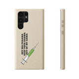 Hey Big Pharma Keep Your Harma Out Of My Arma Biodegradable Phone Case Hey Big Pharma Keep Your Harma Out Of My Arma Biodegradable Phone Case