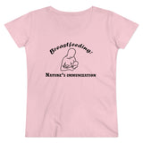 Breastfeeding: Nature's Immunization Organic Women's Lover T-shirt Breastfeeding: Nature's Immunization Organic Women's Lover T-shirt