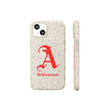 Scarlet Letter Antivaxxer Biodegradable Phone Case Scarlet Letter Antivaxxer Biodegradable Phone Case