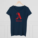 Scarlet Letter Antivaxxer Organic Women's Lover T-shirt Scarlet Letter Antivaxxer Organic Women's Lover T-shirt