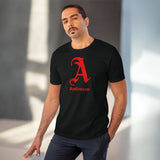 Scarlet Letter Antivaxxer Organic Creator T-shirt - Unisex Scarlet Letter Antivaxxer Organic Creator T-shirt - Unisex