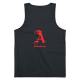 Scarlet Letter Antivaxxer Men's Organic Specter Tank Top Scarlet Letter Antivaxxer Men's Organic Specter Tank Top