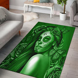 Calavera Fresh Look Design #2 Floor Covering (Vertical, Green Lime Rose) - FREE SHIPPING Calavera Fresh Look Design #2 Floor Covering (Vertical, Green Lime Rose) - FREE SHIPPING