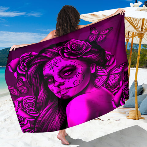Calavera Fresh Look Design #2 Sarong (Pink Easy On The Eyes Rose) - FREE SHIPPING Calavera Fresh Look Design #2 Sarong (Pink Easy On The Eyes Rose) - FREE SHIPPING