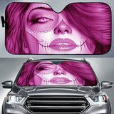 Calavera Fresh Look Design #3 Auto Sun Shade (Pink Mystic Topaz) - FREE SHIPPING Calavera Fresh Look Design #3 Auto Sun Shade (Pink Mystic Topaz) - FREE SHIPPING