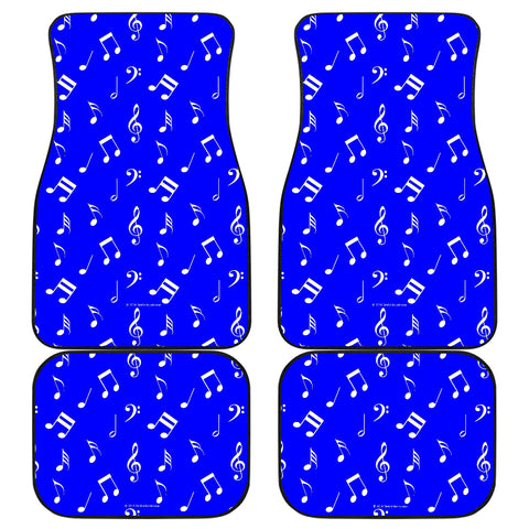 Musical Notes Design #1 (Blue) Car Floor Mats - FREE SHIPPING Musical Notes Design #1 (Blue) Car Floor Mats - FREE SHIPPING