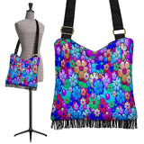 Flower Power Cross-Body Boho Handbag (Blue) - FREE SHIPPING Flower Power Cross-Body Boho Handbag (Blue) - FREE SHIPPING
