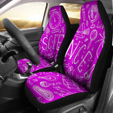 Science Chalkboard Car Seat Covers Pink - FREE SHIPPING Science Chalkboard Car Seat Covers Pink - FREE SHIPPING
