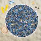 Nautical Design Beach Blanket (Ocean Blue) - FREE SHIPPING Nautical Design Beach Blanket (Ocean Blue) - FREE SHIPPING