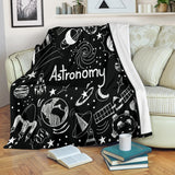 Astronomy Chalkboard Throw Blanket (Black) - FREE SHIPPING Astronomy Chalkboard Throw Blanket (Black) - FREE SHIPPING