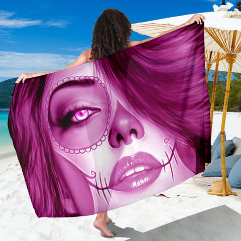 Calavera Fresh Look Design #3 Sarong (Pink Mystic Topaz) - FREE SHIPPING Calavera Fresh Look Design #3 Sarong (Pink Mystic Topaz) - FREE SHIPPING