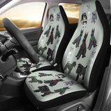 I Love Schnauzers Car Seat Covers (Silver Martin, No Heart)  - FREE SHIPPING I Love Schnauzers Car Seat Covers (Silver Martin, No Heart)  - FREE SHIPPING