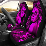 Calavera Fresh Look Design #2 Car Seat Covers (Pink Easy On The Eyes Rose) - FREE SHIPPING Calavera Fresh Look Design #2 Car Seat Covers (Pink Easy On The Eyes Rose) - FREE SHIPPING