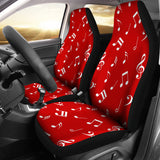 Musical Notes Design #1 (Red) Car Seat Covers - FREE SHIPPING Musical Notes Design #1 (Red) Car Seat Covers - FREE SHIPPING