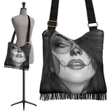 Calavera Fresh Look Design #3 Cross-Body Boho Handbag (Vintage Retro) - FREE SHIPPING Calavera Fresh Look Design #3 Cross-Body Boho Handbag (Vintage Retro) - FREE SHIPPING