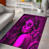 Calavera Fresh Look Design #2 Floor Covering (Vertical, Pink Easy On The Eyes Rose) - FREE SHIPPING