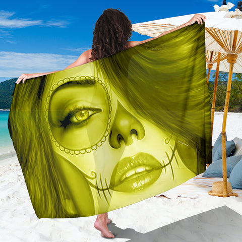 Calavera Fresh Look Design #3 Sarong (Yellow Chrysoberyl) - FREE SHIPPING Calavera Fresh Look Design #3 Sarong (Yellow Chrysoberyl) - FREE SHIPPING