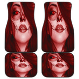 Calavera Fresh Look Design #3 Car Floor Mats (Red Garnet, Front & Back) - FREE SHIPPING Calavera Fresh Look Design #3 Car Floor Mats (Red Garnet, Front & Back) - FREE SHIPPING
