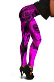 Calavera Fresh Look Design #2 Leggings (Pink Easy On The Eyes Rose) - FREE SHIPPING Calavera Fresh Look Design #2 Leggings (Pink Easy On The Eyes Rose) - FREE SHIPPING