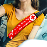 Hard Of Hearing Seat Belt Covers - FREE SHIPPING Hard Of Hearing Seat Belt Covers - FREE SHIPPING