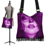 Calavera Fresh Look Design #3 Cross-Body Boho Handbag (Purple Amethyst) - FREE SHIPPING Calavera Fresh Look Design #3 Cross-Body Boho Handbag (Purple Amethyst) - FREE SHIPPING