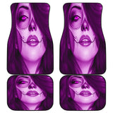 Calavera Fresh Look Design #3 Car Floor Mats (Purple Amethyst, Front & Back) - FREE SHIPPING Calavera Fresh Look Design #3 Car Floor Mats (Purple Amethyst, Front & Back) - FREE SHIPPING